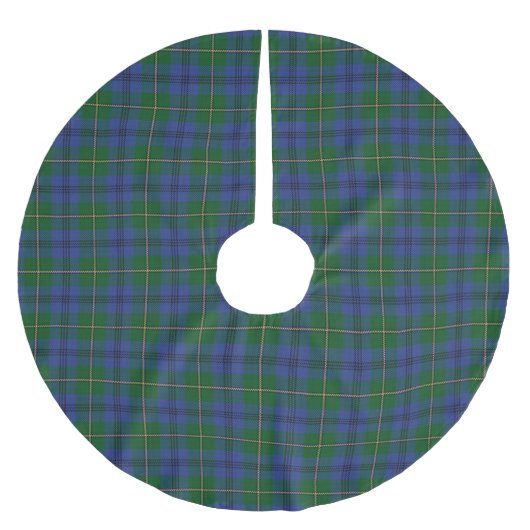 Scottish Clan Johnstone Tartan Kerstboom Rok (Voorkant)