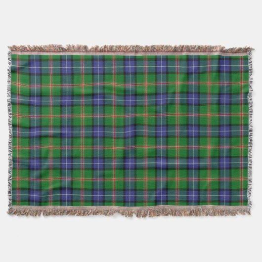 Scottish Clan Jones Tartan Pset Deken (Voorkant)