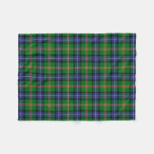 Scottish Clan Jones Tartan Pset Fleece Deken (Voorkant (Horizontaal))