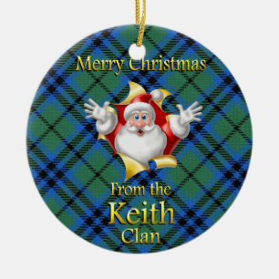 Scottish Clan Keith Kerstornament Keramisch Ornament