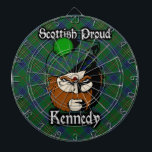 Scottish Clan Kennedy Tartan Dartboard Dartbord<br><div class="desc">Met dit geweldige ontwerp vieren we de grote Schotse Clan Kennedy.</div>