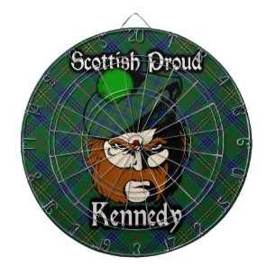 Scottish Clan Kennedy Tartan Dartboard Dartbord