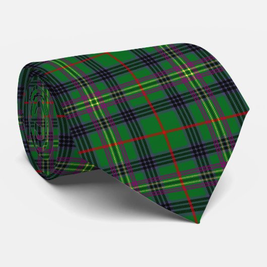 Scottish Clan Kennedy Tartan Pset Stropdas (Opgerold)