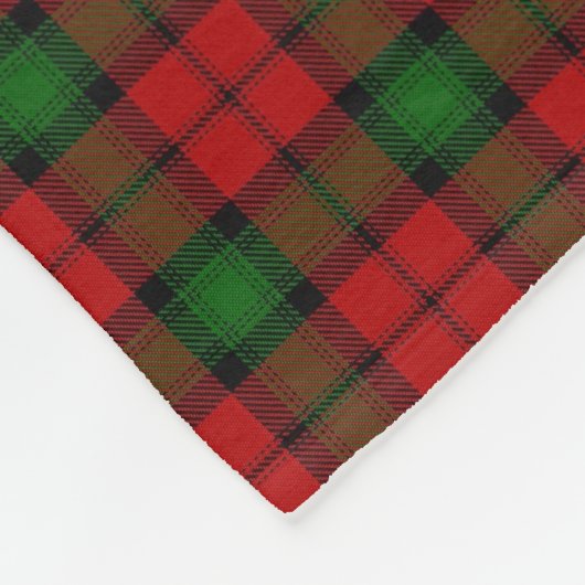 Scottish Clan Kerr Classic Tartan Fleece Deken (Hoek)