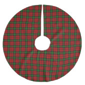 Scottish Clan Kerr Red Green Tartan Kerstboom Rok (Voorkant)