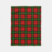 Scottish Clan Kerr Tartan Pset Fleece Deken (Voorkant)