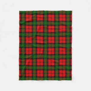 Scottish Clan Kerr Tartan Pset Fleece Deken