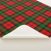 Scottish Clan Kerr Tartan Pset Sherpa Deken (3/4)