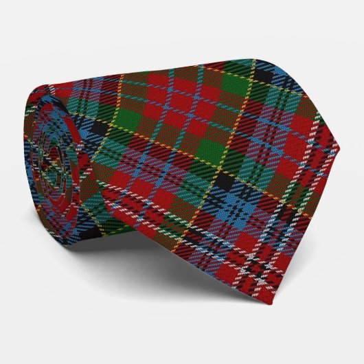 Scottish Clan Kidd Classic Tartan Stropdas (Opgerold)