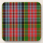 Scottish Clan Kidd Tartan Pset Bier Onderzetter (Voorkant)