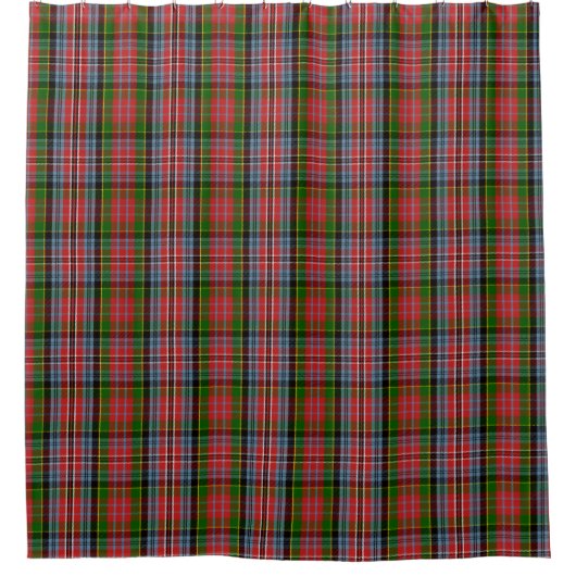 Scottish Clan Kidd Tartan Pset Douchegordijn (Voorkant)