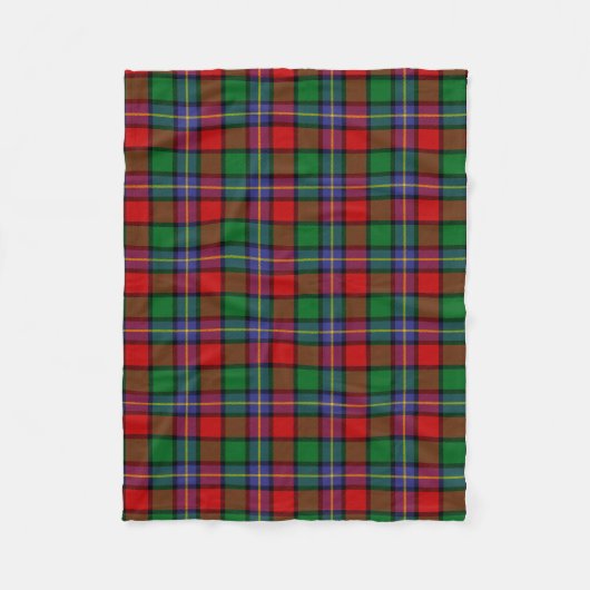 Scottish Clan Kilgore Tartan Pset Fleece Deken (Voorkant)