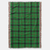 Scottish Clan Kincaid Tartan Pset Deken (Voorkant Verticaal)
