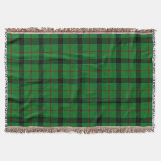 Scottish Clan Kincaid Tartan Pset Deken (Voorkant)