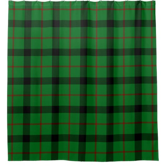 Scottish Clan Kincaid Tartan Pset Douchegordijn (Voorkant)