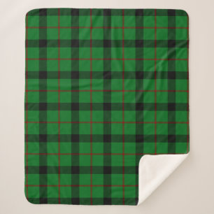 Scottish Clan Kincaid Tartan Pset Sherpa Deken