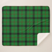 Scottish Clan Kincaid Tartan Pset Sherpa Deken (Voorkant (horizontaal))