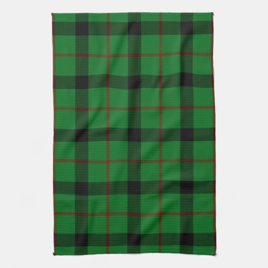 Scottish Clan Kincaid Tartan Pset Theedoek (Verticaal)