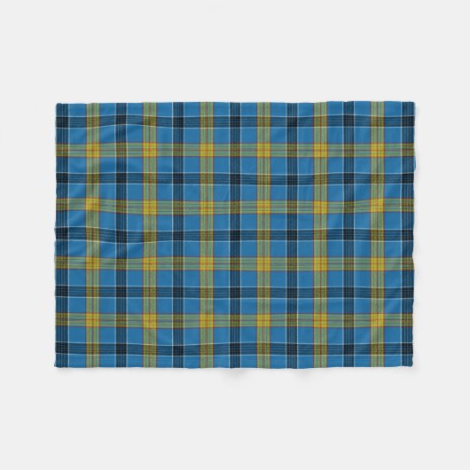 Scottish Clan Laing Tartan Pset Fleece Deken (Voorkant (Horizontaal))