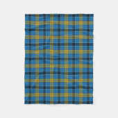 Scottish Clan Laing Tartan Pset Fleece Deken (Voorkant)