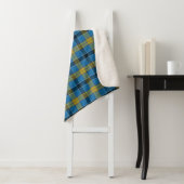 Scottish Clan Laing Tartan Pset Sherpa Deken (In situ)