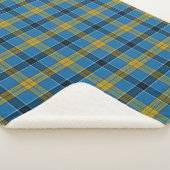 Scottish Clan Laing Tartan Pset Sherpa Deken (3/4)