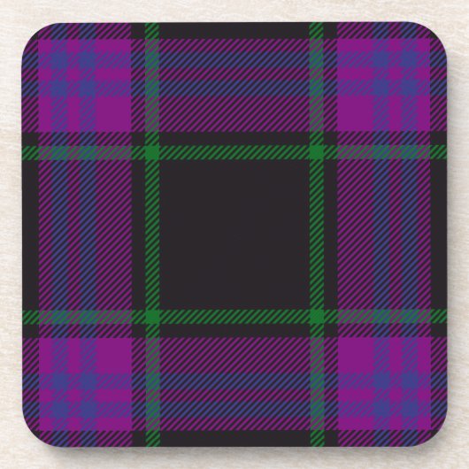 Scottish Clan Laird Tartan Pset Bier Onderzetter (Voorkant)