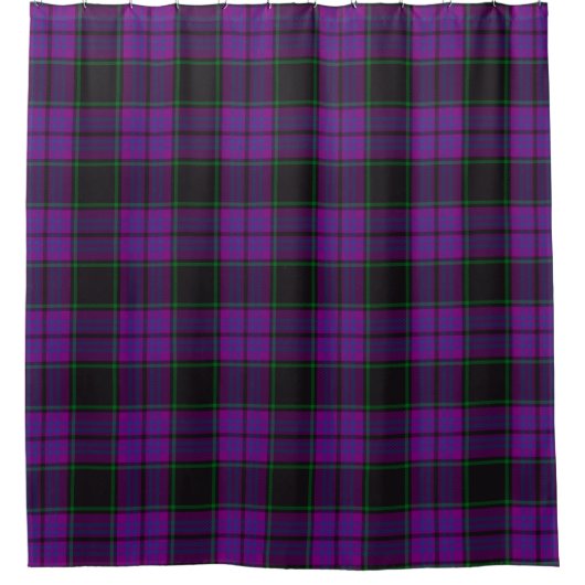 Scottish Clan Laird Tartan Pset Douchegordijn (Voorkant)