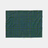 Scottish Clan Lamont Classic Tartan Fleece Deken (Voorkant (Horizontaal))