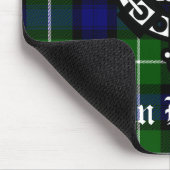 Scottish Clan Lamont Crest Badge en Tartan Muismat (Hoek)