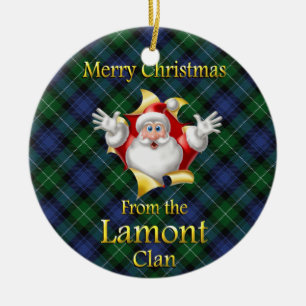 Scottish Clan Lamont kerstornament Keramisch Ornament