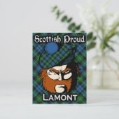 Scottish Clan Lamont Tartan Briefkaart (Staand voorkant)
