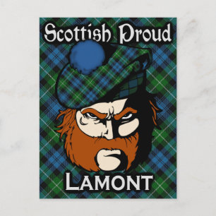 Scottish Clan Lamont Tartan Briefkaart