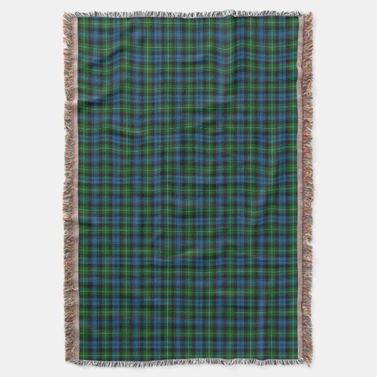 Scottish Clan Lamont Tartan Deken (Voorkant Verticaal)