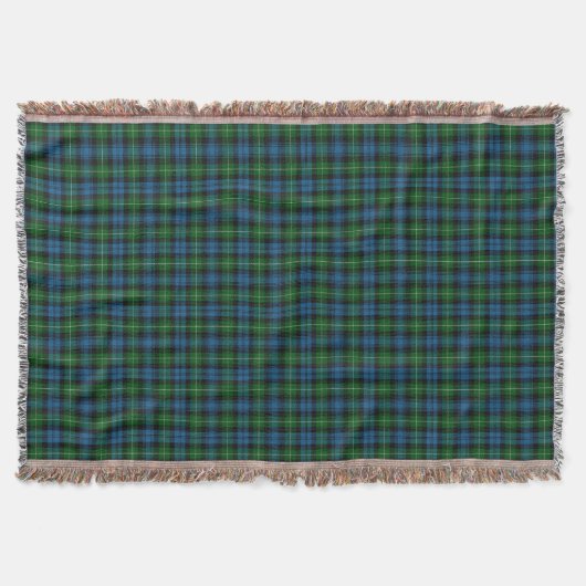 Scottish Clan Lamont Tartan Deken (Voorkant)