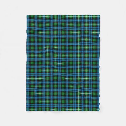Scottish Clan Lamont Tartan Pset Fleece Deken (Voorkant)