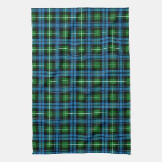Scottish Clan Lamont Tartan Pset Theedoek (Verticaal)