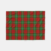 Scottish Clan Lennox Tartan Pset Fleece Deken (Voorkant (Horizontaal))