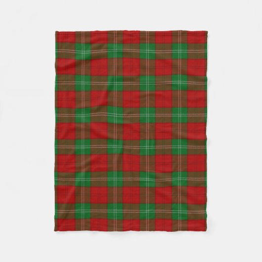 Scottish Clan Lennox Tartan Pset Fleece Deken (Voorkant)