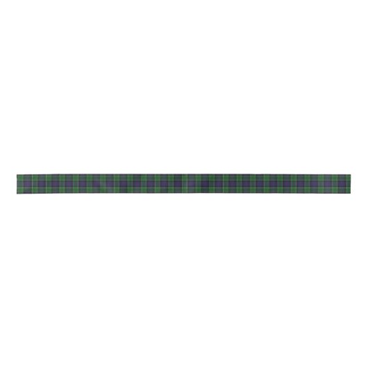 Scottish Clan Leslie Classic Hunting Tartan Satijnen Lint (Voorkant)