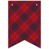 Scottish Clan Leslie Red Tartan Vlaggetjes (Eerste vlag)