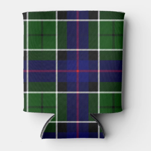 Scottish Clan Leslie Tartan Pset Blikjeskoeler (Voorkant)