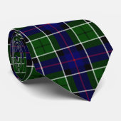 Scottish Clan Leslie Tartan Pset Stropdas (Opgerold)