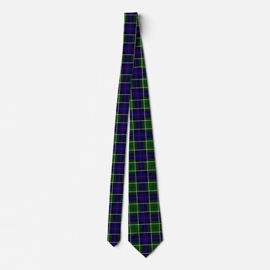 Scottish Clan Leslie Tartan Pset Stropdas (Achterkant)