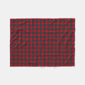 Scottish Clan Lindsay Lindsey Classic Tartan Fleece Deken (Voorkant (Horizontaal))