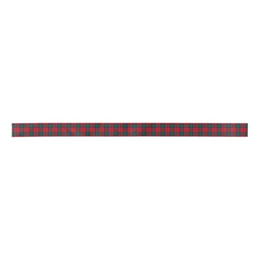 Scottish Clan Lindsay Lindsey Classic Tartan Satijnen Lint (Voorkant)