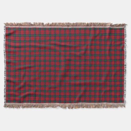 Scottish Clan Lindsay Lindsey Tartan Deken (Voorkant)