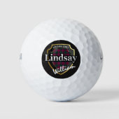 Scottish Clan Lindsay Personalize Jouw naam Golfballen (Voorkant)