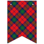 Scottish Clan Lindsay Red en Green Tartan Vlaggetjes (Tweede vlag)