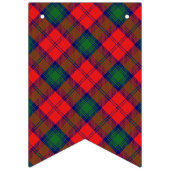 Scottish Clan Lindsay Red en Green Tartan Vlaggetjes (Derde vlag)